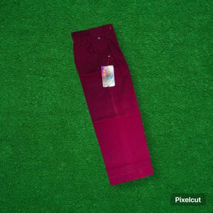 Boys Burgundy Pants