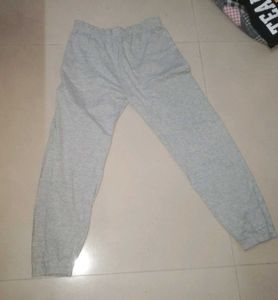 Grey Printed  Pants For Kids