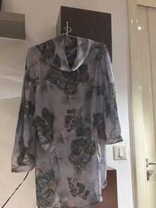Floral Print Tunic Top