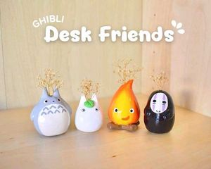 Cute Ghibli Desk Friends