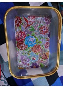Floral Decorative Tray