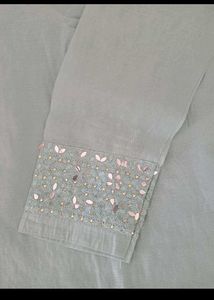 Elegant Light Blue Kurta Set