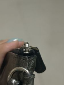 SALE Authentic Coach Wristlet In Silver