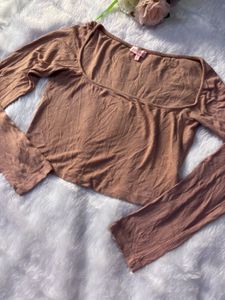 Soft Ruched Long Sleeve Top