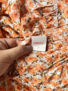 Vibrant Floral Print Mini Dress