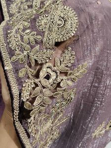 Elegant Embroidered Saree