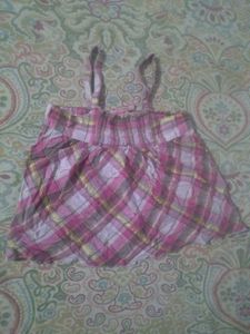 Cute Plaid Baby Girl Top