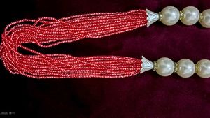 Beaded &amp; Pearl Fashion Necklace