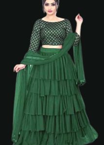 Gorgeous Green Lehenga Choli