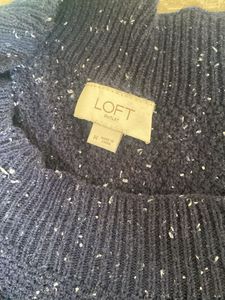 LOFT Speckled Knit Sweater