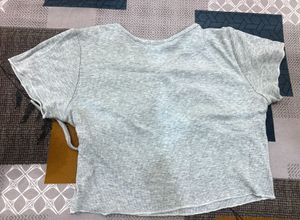 Grey Wrap Style Tank Top