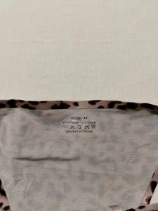 Leopard Print String Thong Panty | Size M