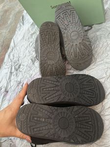 combo of 2 Winter Boots - Grey &amp; Black Pair