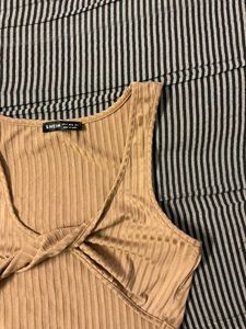Cute Tan Crop Top