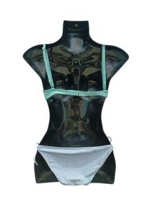 Stripped Sexy  Bikini Set Free Size Fit For L &amp; XL