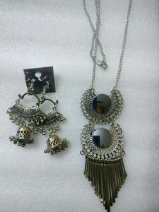 New Oxidised Jwellery set