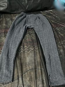 Pleated Slim Warmer pants