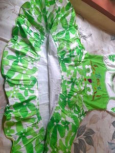 Girl Green Frock