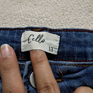 Y2k Vintage Blue Denim Shorts