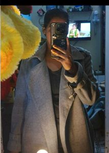 Stylish Gray Trench Coat