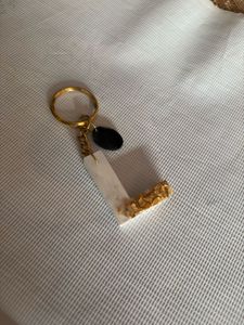 Initial 'L' Keychain