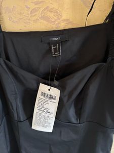 Sleek Black Midi Dress