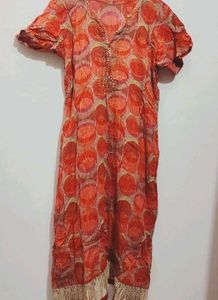 Multi Print Kurti For Girl Or Woman 38 Bust