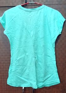 Women Green T Shirt