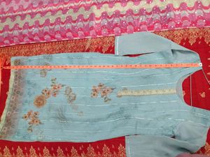 combo Light Blue Kurta Set with Dupatta