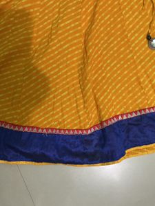 Yellow Ethnic Angrakha Kurta