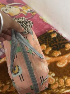 Cute Llama Print Handbag