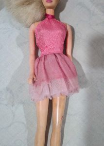Doll in Pink Dress