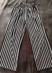 Striped Wide Leg Pants Size S