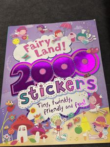 Fairyland Sticker And Art Book - Freebie Incl