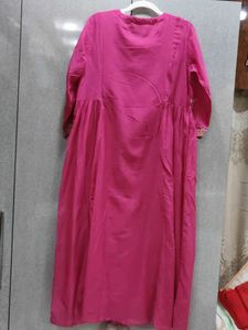 Elegant Pink Embroidered Kurta
