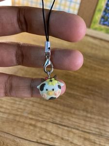 Cow Charm Keychain/Accessory