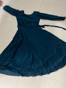 Elegant Teal Maxi Dress