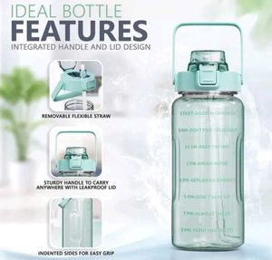 2 litre motivational water bottle