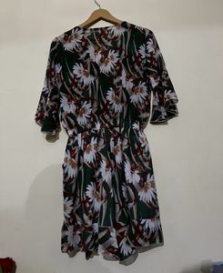 Floral Print Romper