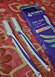 BombAe Face Razor for Women - Packing of 3