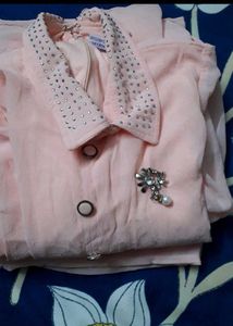 Elegant Pink Kurta Set with plazo