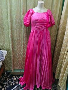 Elegant Pink Maxi Dress