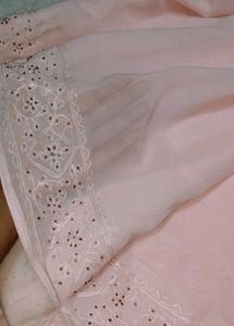 Elegant Pink Saree with Blouse