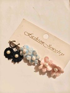 🔥 BUY 1, GET 1 FREE🔥Flower Earrings Set of 3