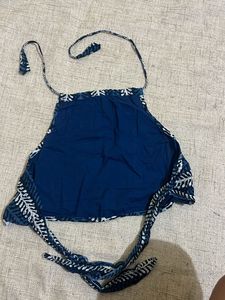 Bohemian Print Halter Neck Blouse