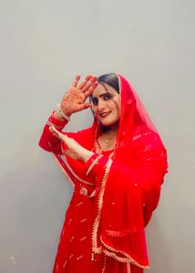 Red Embellished Lehenga Choli