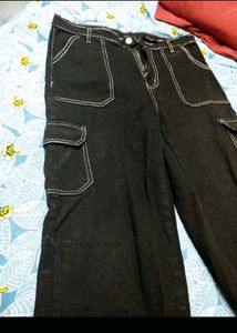Women Black Cargo