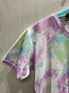 Tie-Dye Purple &amp; Green T-Shirt