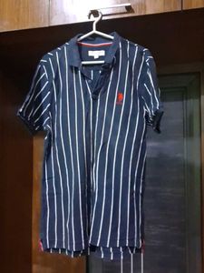 Men's Striped Polo T-Shirt