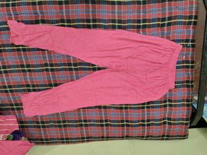 Pink Floral Dress Material